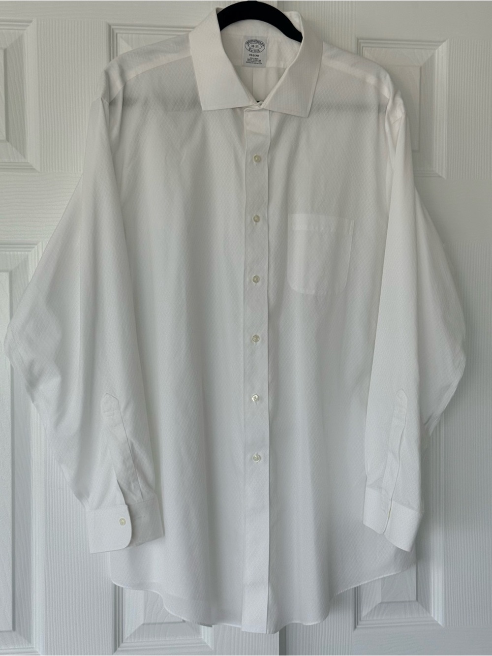Brooks Brothers Regent White Men's Dress Shirt